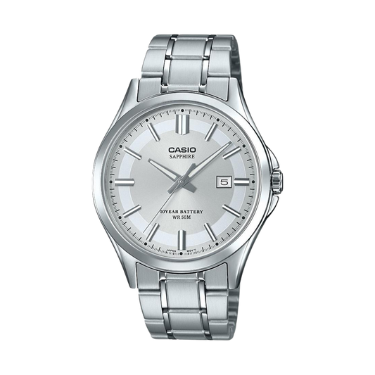 Reloj Análogo Sapphire Casual Plateado de Hombre