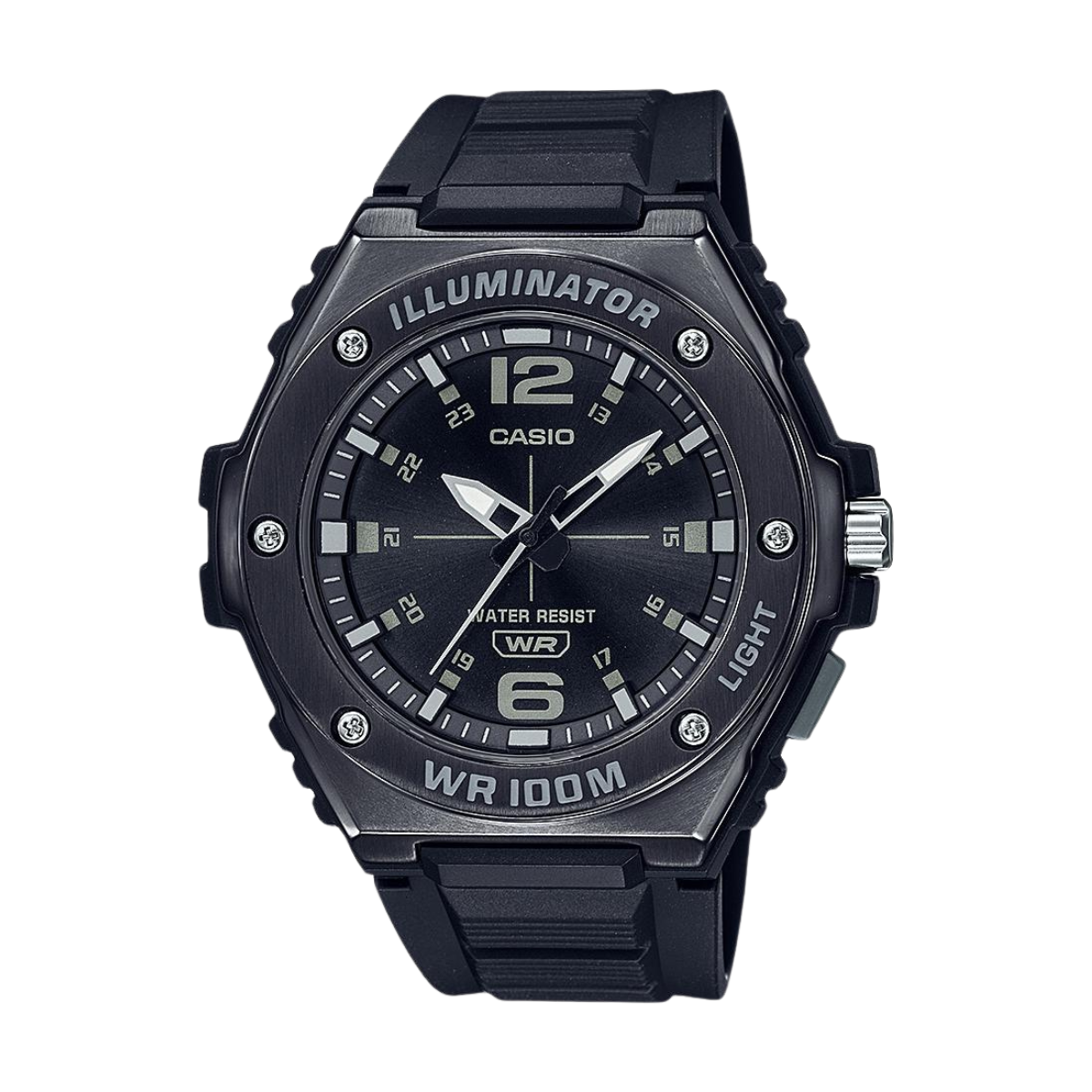 Reloj Análogo Illuminator Casual Negro de Hombre