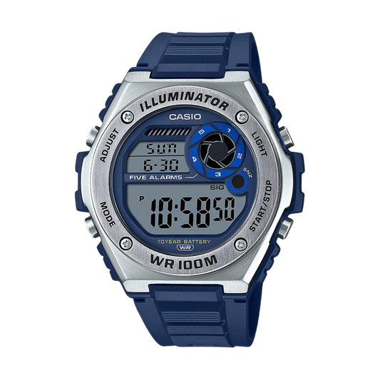 Reloj Digital Illuminator Casual Gris de Hombre