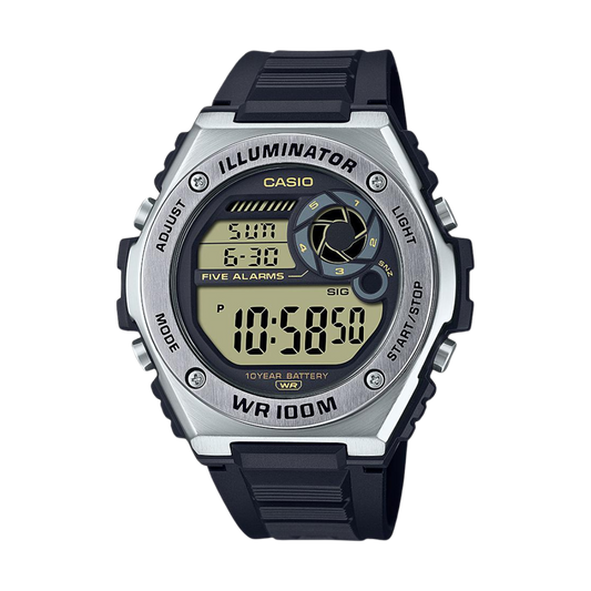 Reloj Digital Illuminator Casual Gris de Hombre