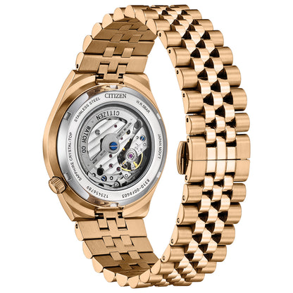 Reloj Análogo Automático Tsuyosa 60 Oro Rosa de Hombre
