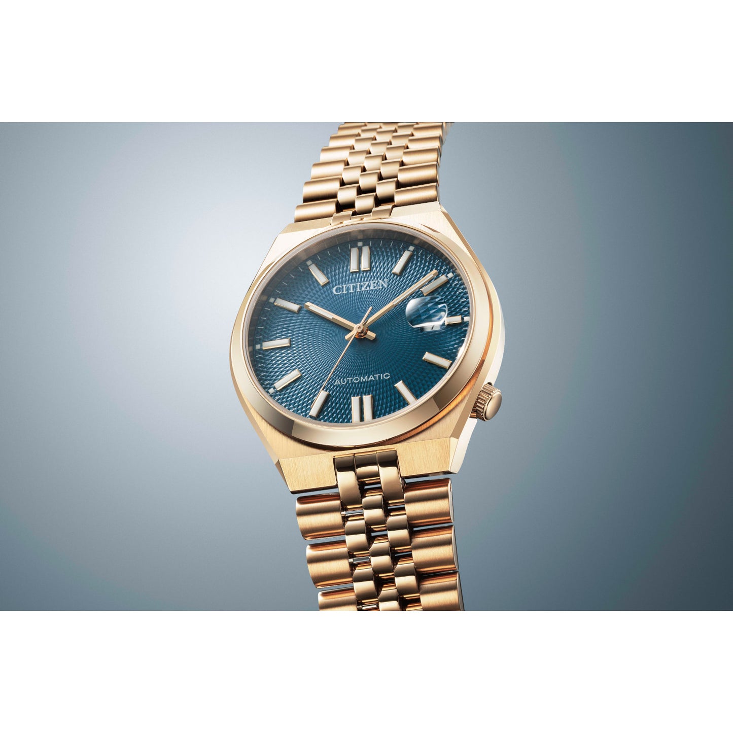 Reloj Análogo Automático Tsuyosa 60 Oro Rosa de Hombre