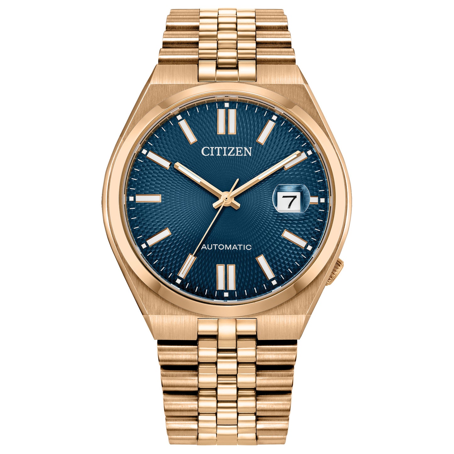 Reloj Análogo Automático Tsuyosa 60 Oro Rosa de Hombre