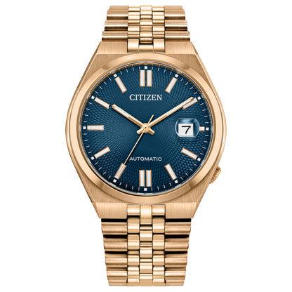 Reloj Análogo Automático Tsuyosa 60 Oro Rosa de Hombre