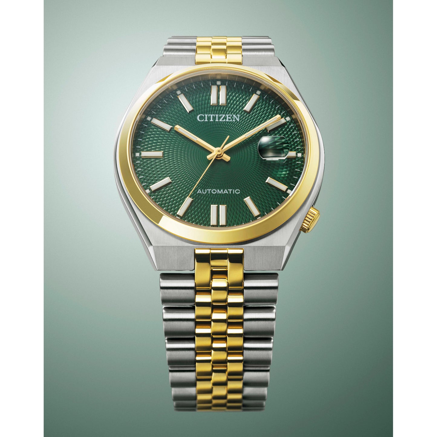 Reloj Análogo Automático Tsuyosa 60 Doble Tono de Hombre