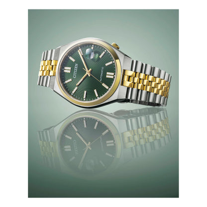 Reloj Análogo Automático Tsuyosa 60 Doble Tono de Hombre