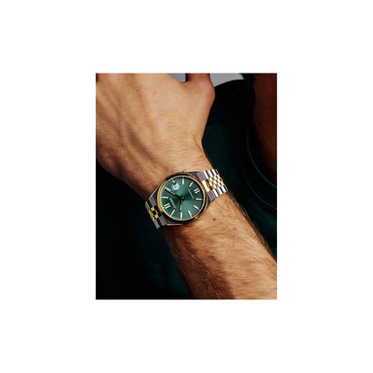 Reloj Análogo Automático Tsuyosa 60 Doble Tono de Hombre