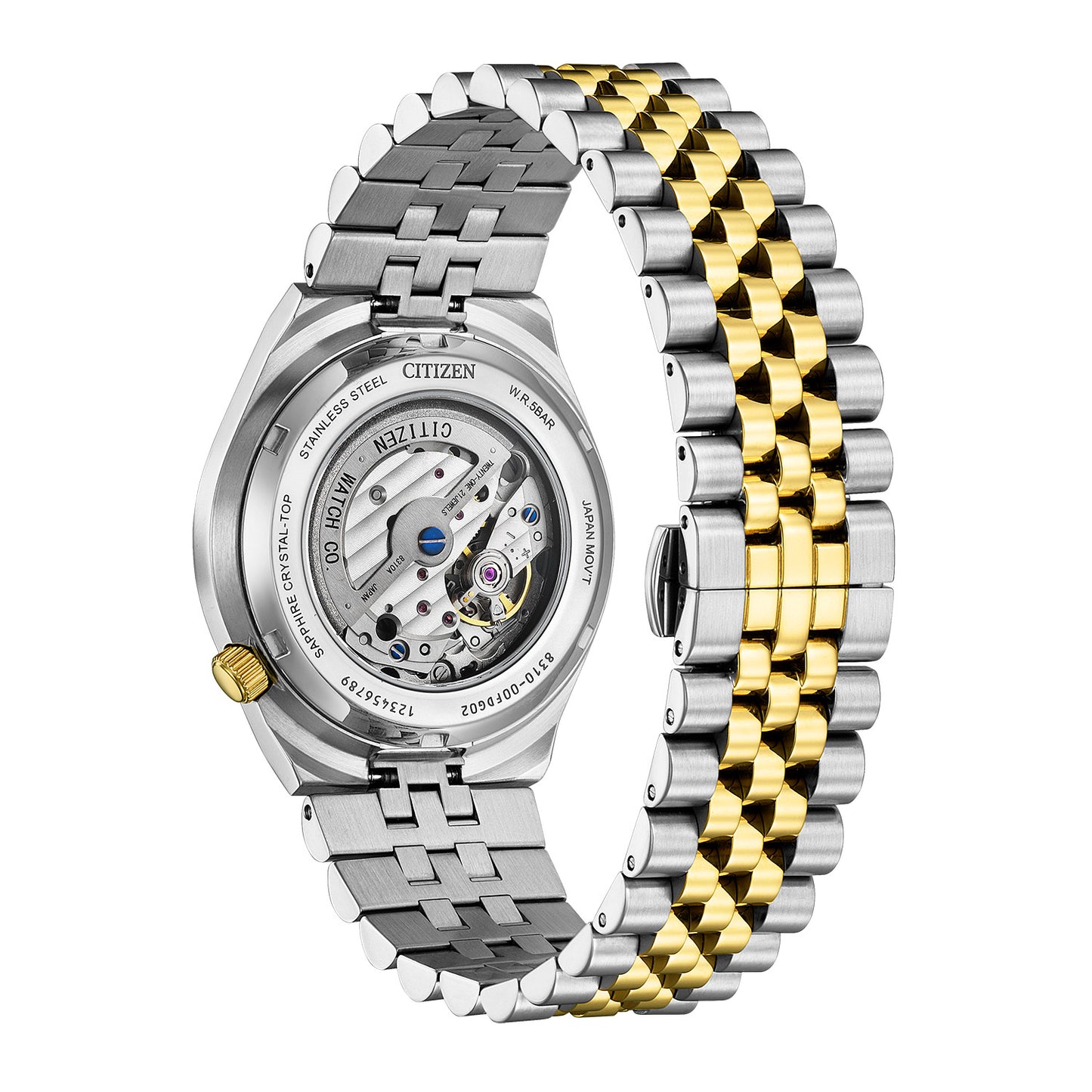 Reloj Análogo Automático Tsuyosa 60 Doble Tono de Hombre