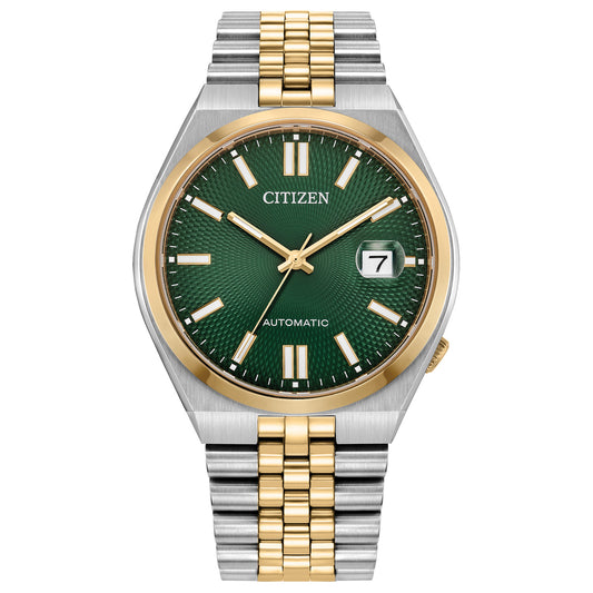 Reloj Análogo Automático Tsuyosa 60 Doble Tono de Hombre