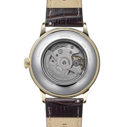Reloj Orient Bambino Blanco Gold Automático Luxury de Hombre