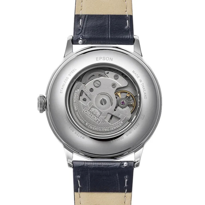 Reloj Orient Bambino Plateado Automático Luxury de Hombre
