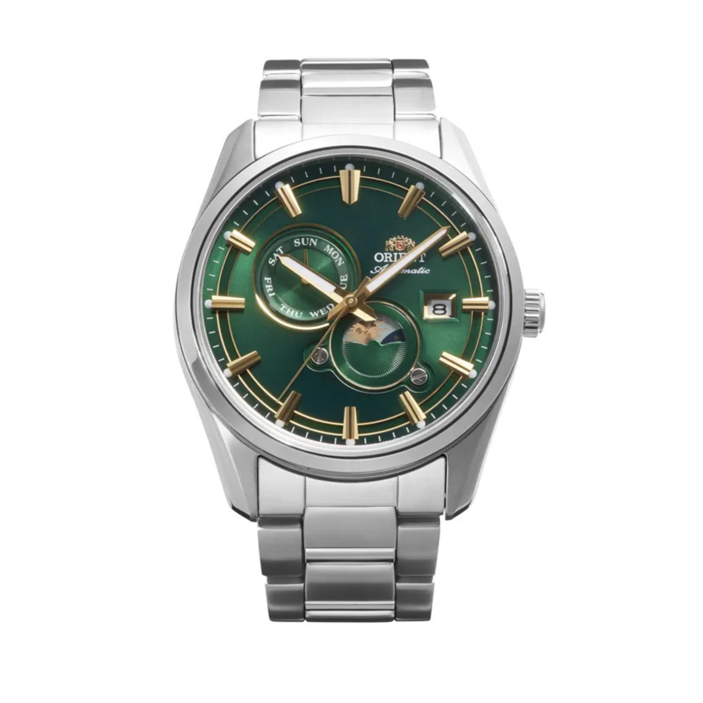 Reloj Orient Stretto Day & Night Automático Luxury Verde de Hombre