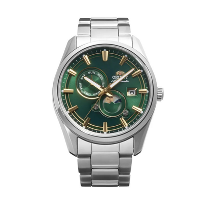Reloj Orient Stretto Day & Night Automático Luxury Verde de Hombre