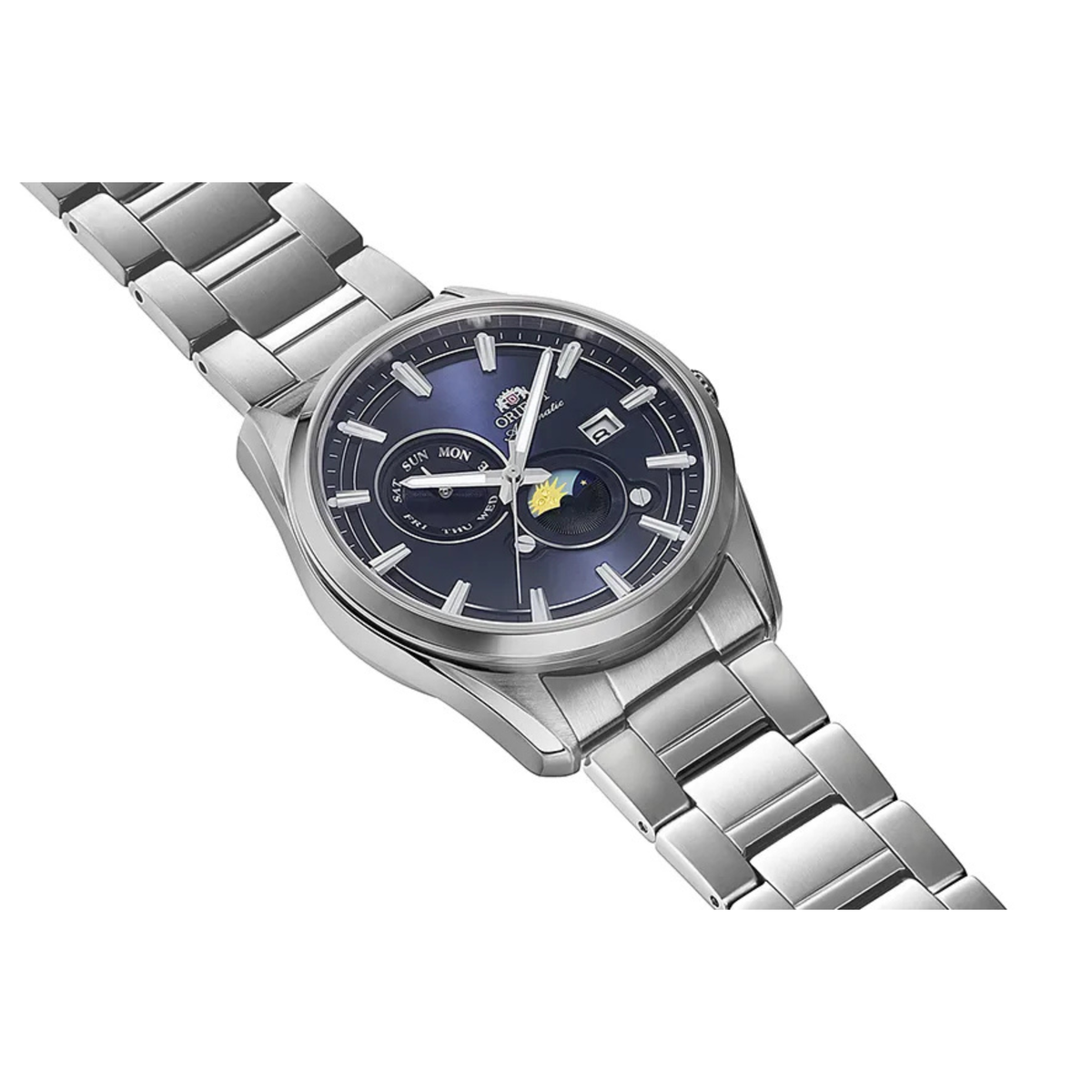 Reloj Orient Stretto Day & Night Automático Luxury Azul de Hombre