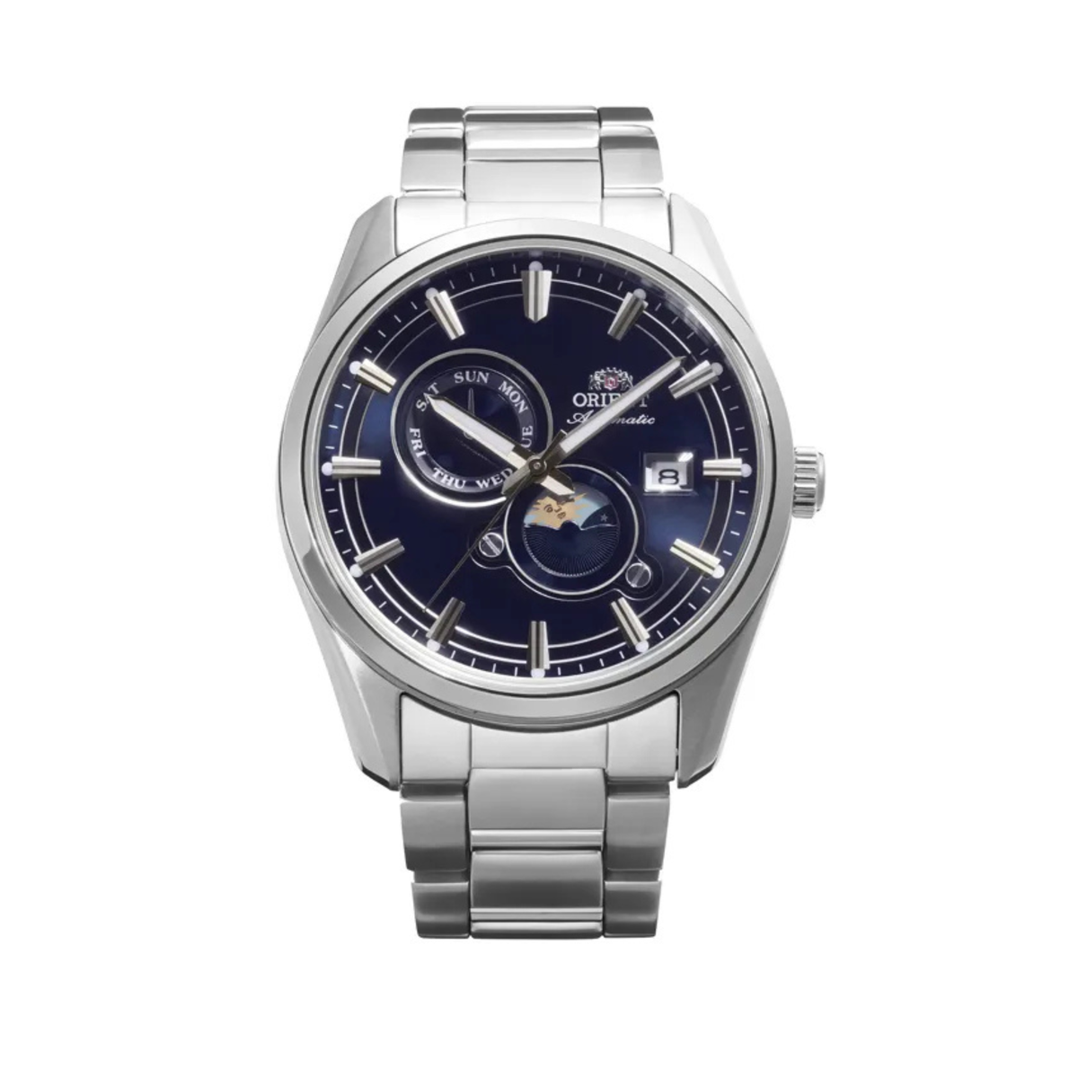 Reloj Orient Stretto Day & Night Automático Luxury Azul de Hombre