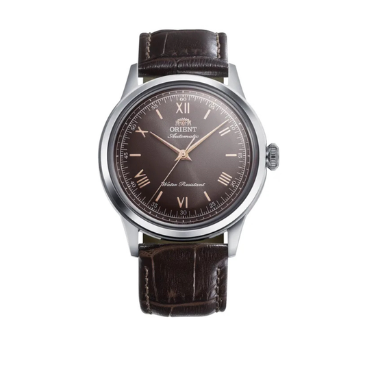 Reloj Orient Bambino Chocolate Automático Luxury de Hombre