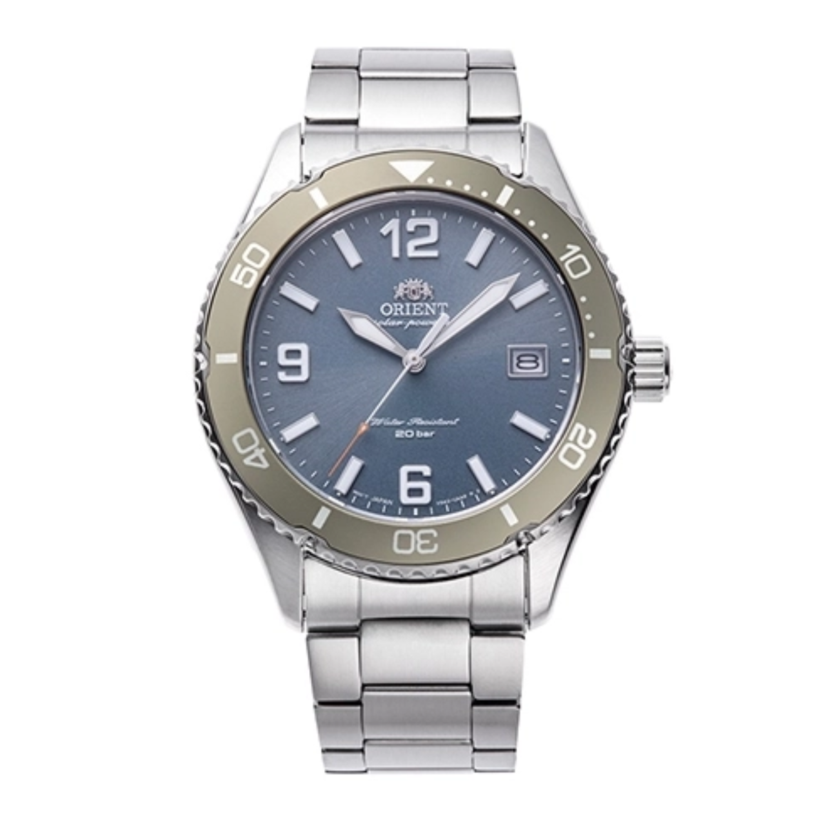 Reloj Orient Diver Design 40 Solar Azul Claro de Hombre