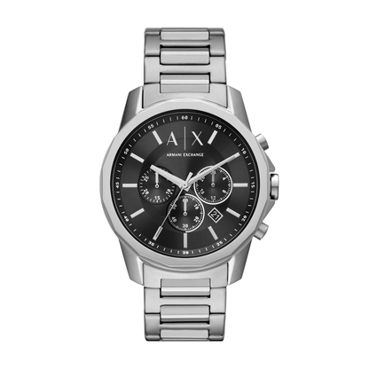Reloj Análogo Banks Casual Plateado de Hombre