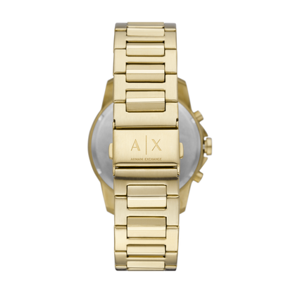 Reloj Análogo Banks Dorado de Hombre