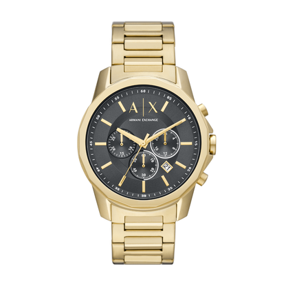 Reloj Análogo Banks Dorado de Hombre