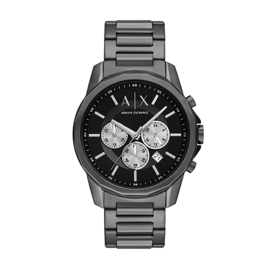 Reloj Análogo Banks Casual Gris Oscuro de Hombre