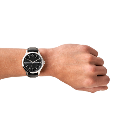 Reloj Análogo Casual Hampton Negro de Hombre