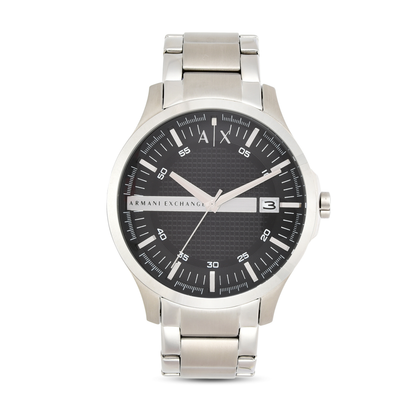 Reloj Análogo Hampton Casual Plateado de Hombre