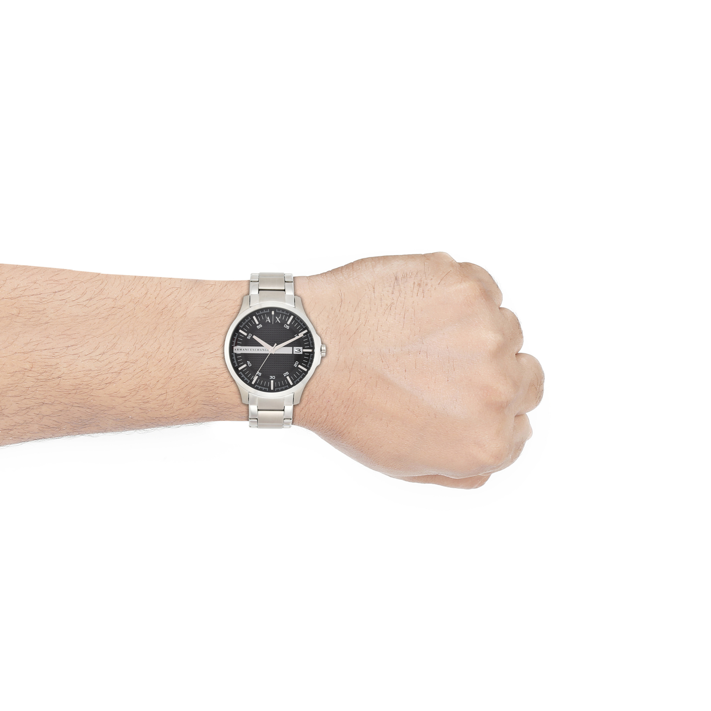 Reloj Análogo Hampton Casual Plateado de Hombre