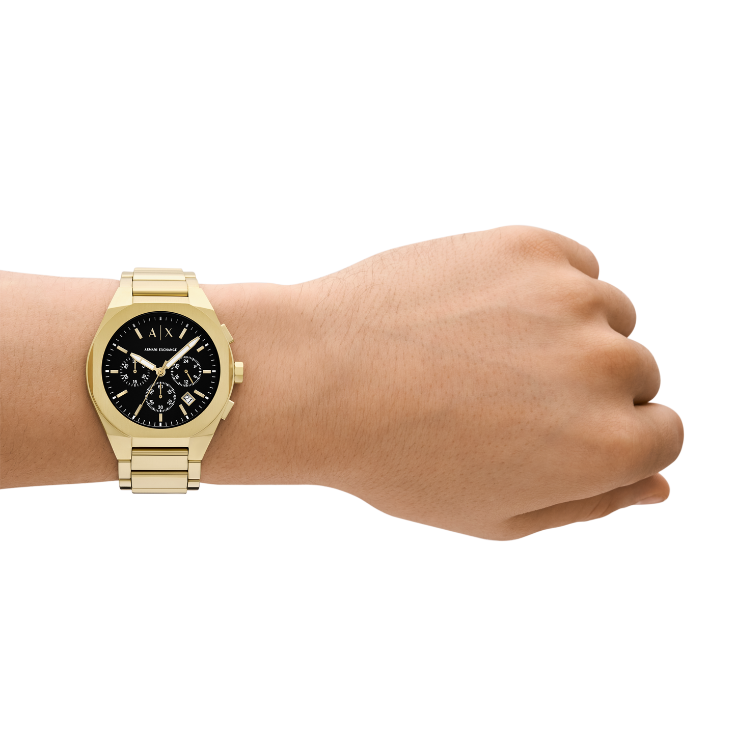 Reloj Análogo Sync Dorado Casual de Hombre