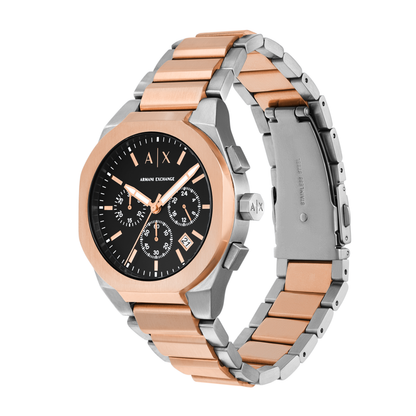 Reloj Análogo Sync Doble Tono Casual de Hombre