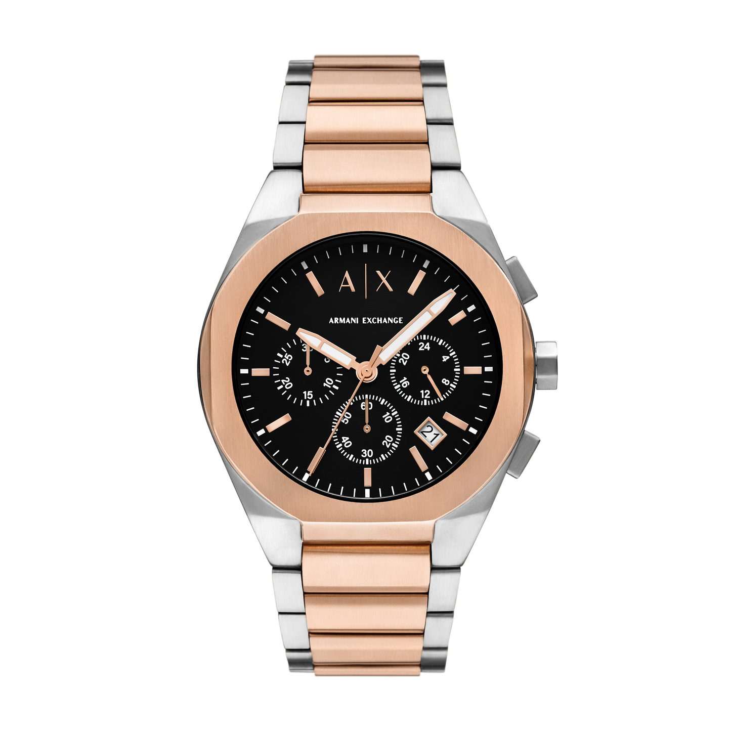 Reloj Análogo Sync Doble Tono Casual de Hombre