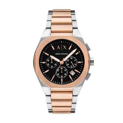 Reloj Análogo Sync Doble Tono Casual de Hombre