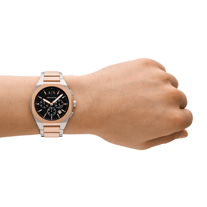 Reloj Análogo Sync Doble Tono Casual de Hombre