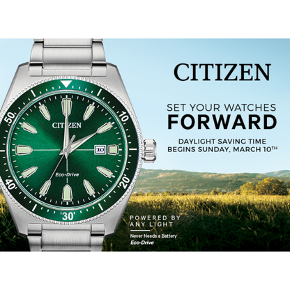 Reloj Análogo Deportivo Eco-Drive Promaster Plateado de Hombre