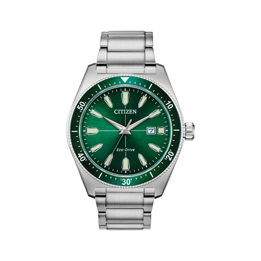 Reloj Análogo Deportivo Eco-Drive Promaster Plateado de Hombre