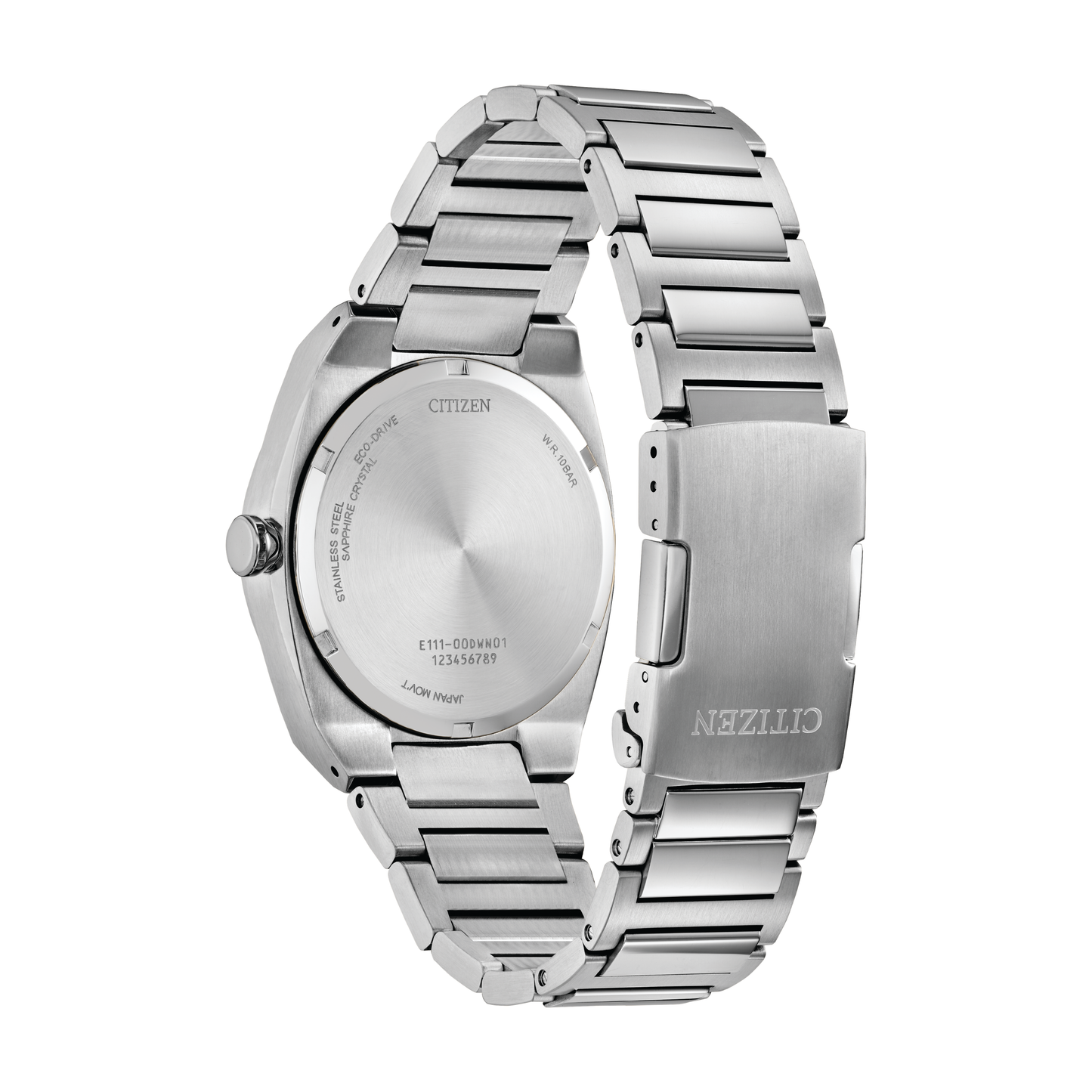 Reloj Análogo Eco-Drive Casual Plateado de Hombre