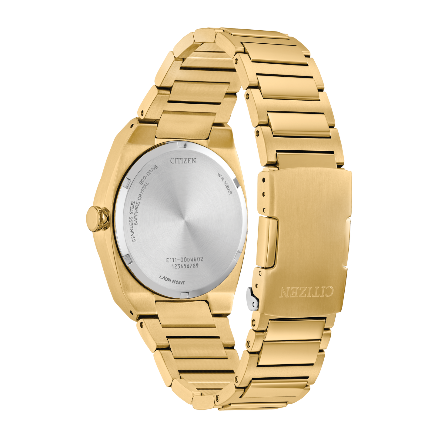 Reloj Análogo Eco-Drive Casual Dorado de Hombre