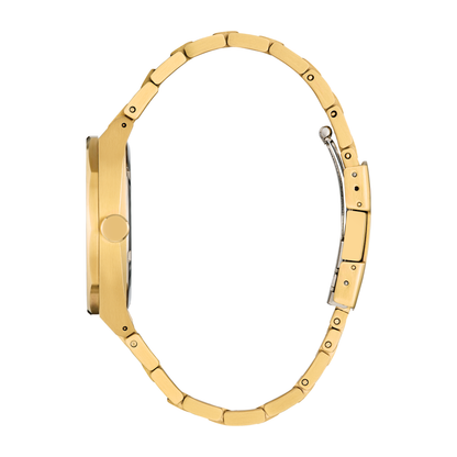 Reloj Análogo Eco-Drive Casual Dorado de Hombre