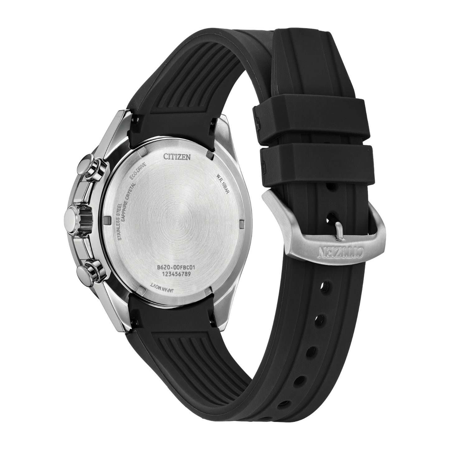 Reloj Análogo Eco Drive Endeavor Chrono Deportivo Negro de Hombre