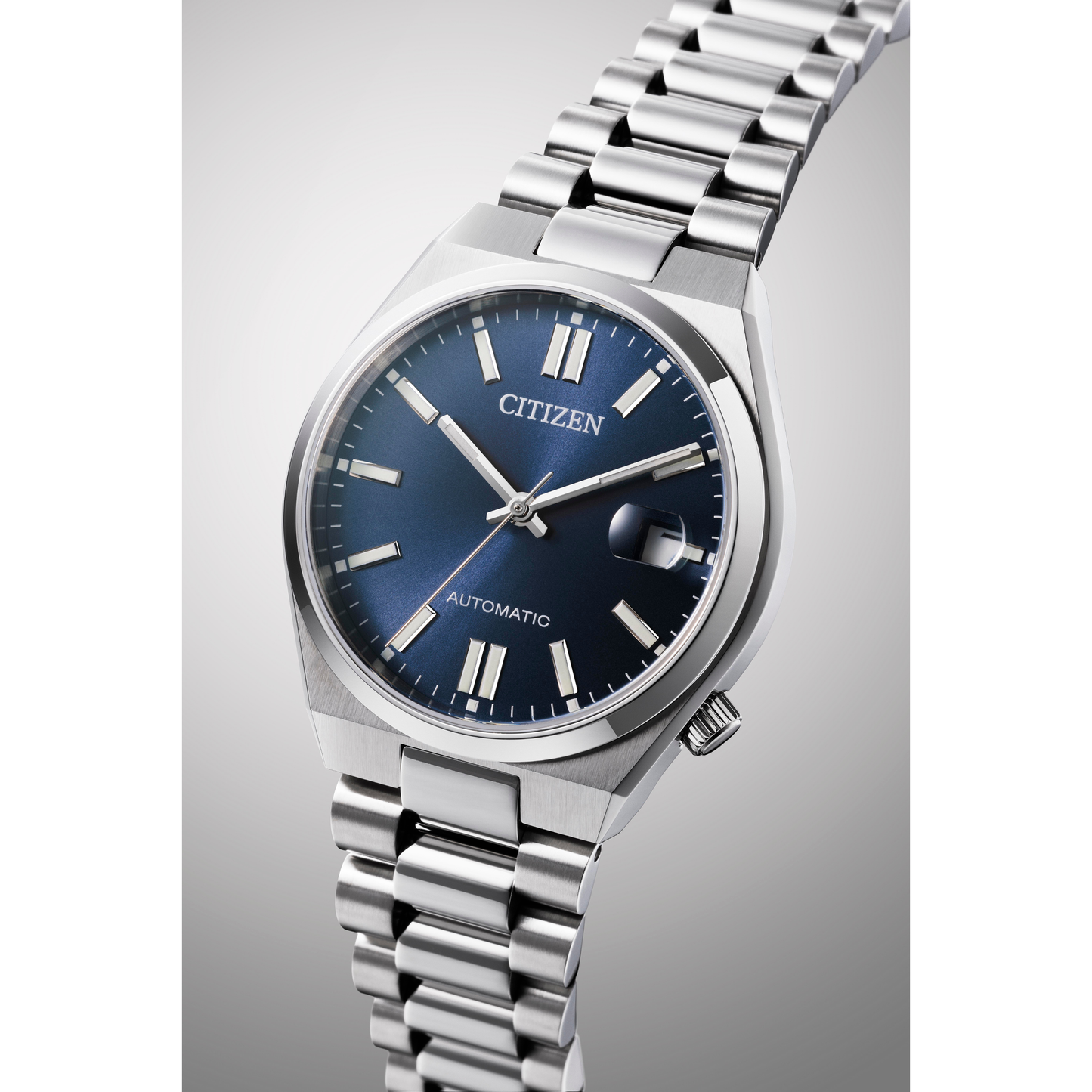 Reloj Análogo Citizen Tsuyosa Automático Plateado de Hombre