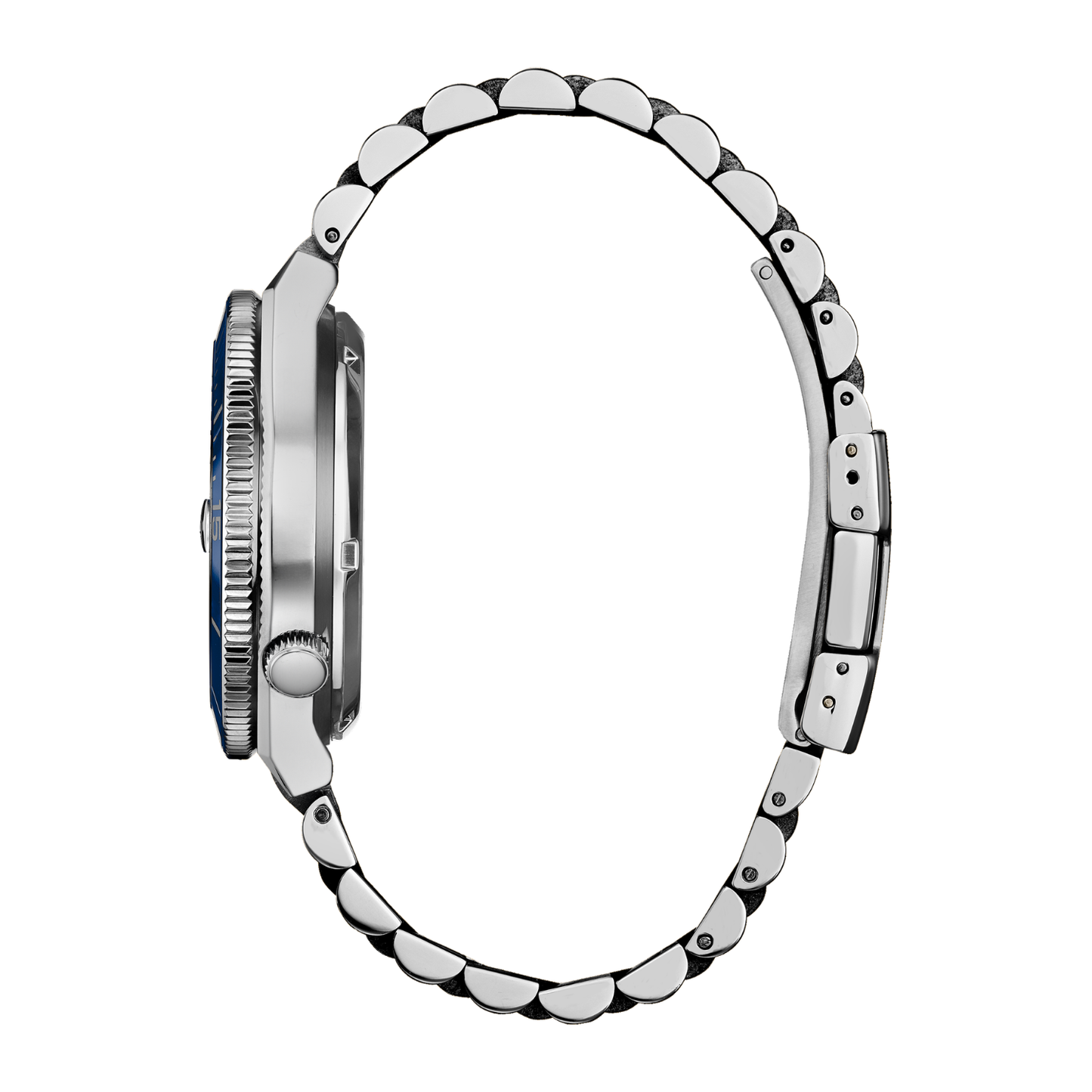 Reloj Análogo Automático Ejecutivo Citizen Tsuyosa Marine Plateado de Hombre
