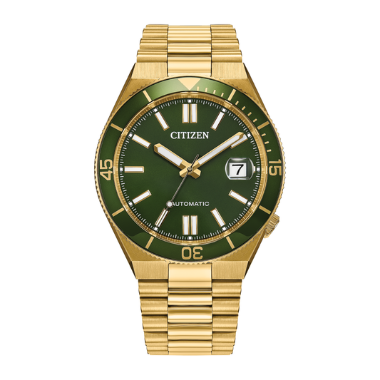 Reloj Análogo Automático Ejecutivo Citizen Tsuyosa Marine Dorado de Hombre