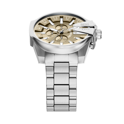 Reloj Análogo Casual Plateado de Hombre