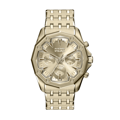 Reloj Análogo Casual Dorado de Hombre