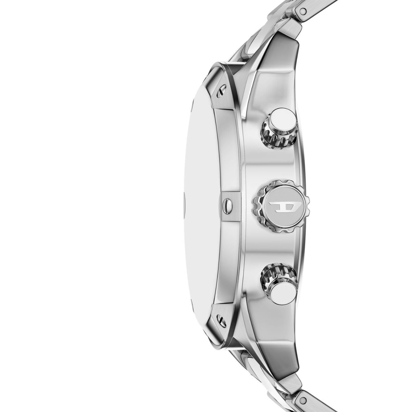 Reloj Análogo Casual Plateado de Hombre