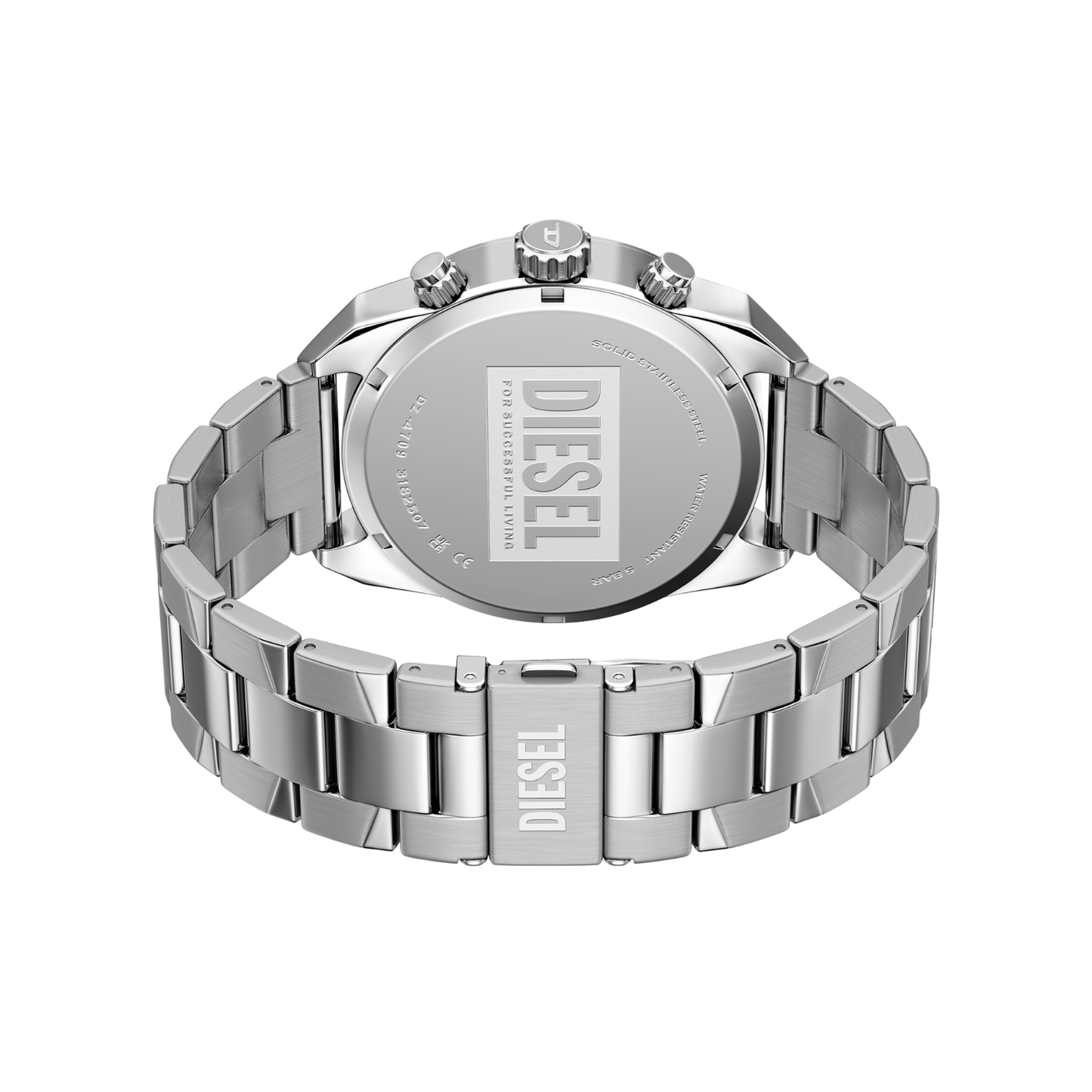 Reloj Análogo Casual Plateado de Hombre