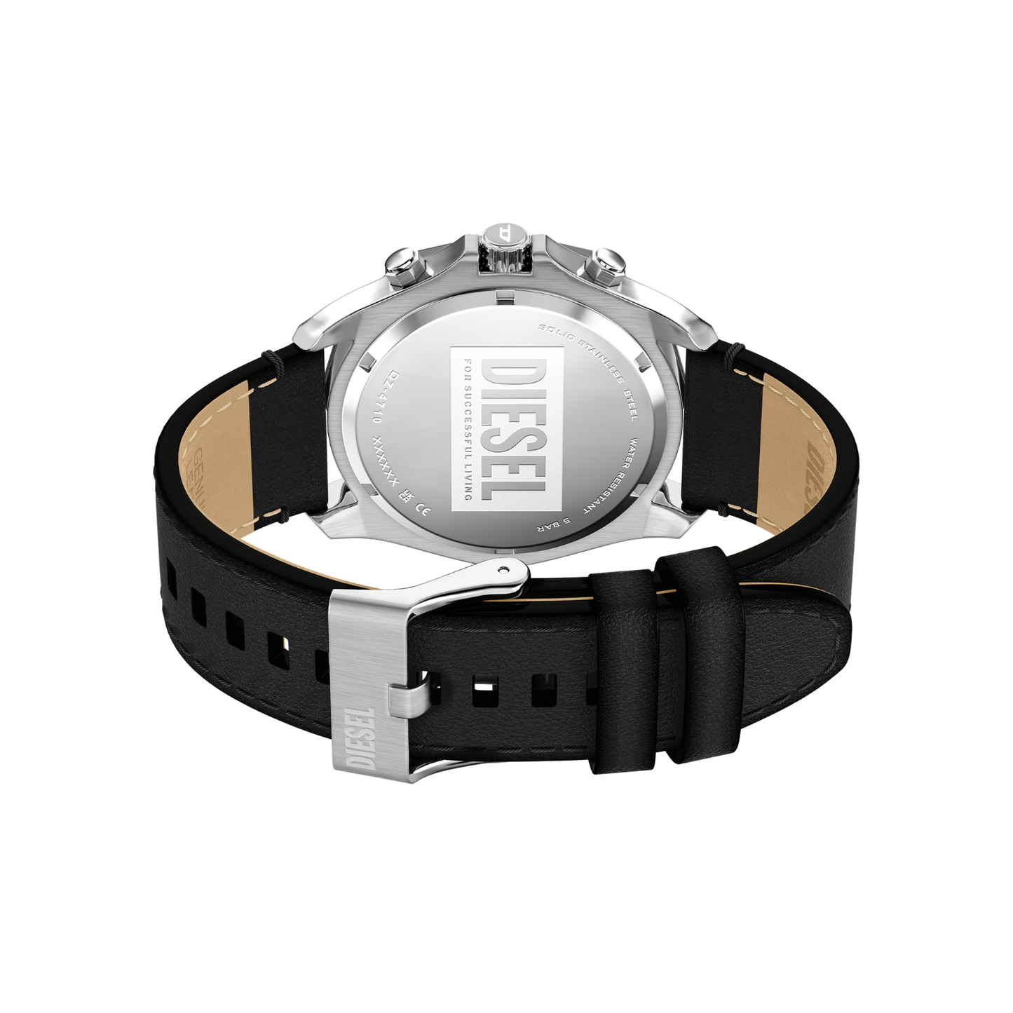 Reloj Análogo Casual Plateado de Hombre
