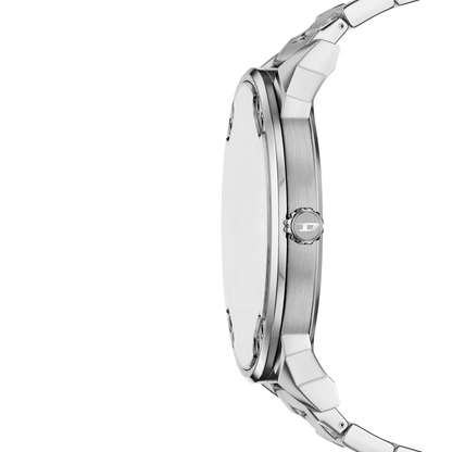 Reloj Análogo Casual Plateado de Hombre
