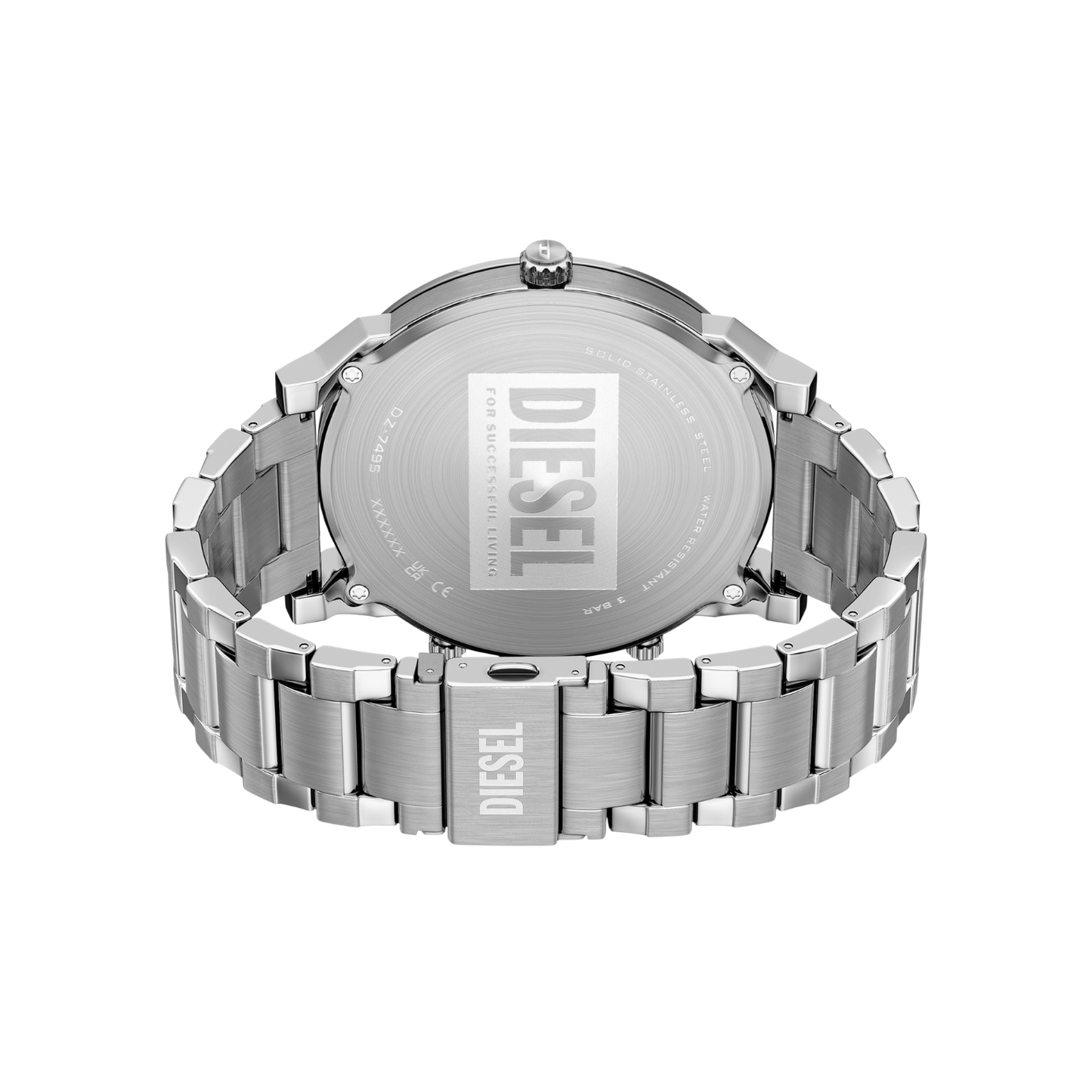 Reloj Análogo Casual Plateado de Hombre