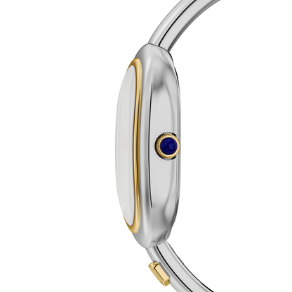 Reloj Análogo Ejecutivo Plateado de Mujer